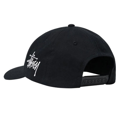 STUSSY CHENILLE S LOW PRO CAP BLACK