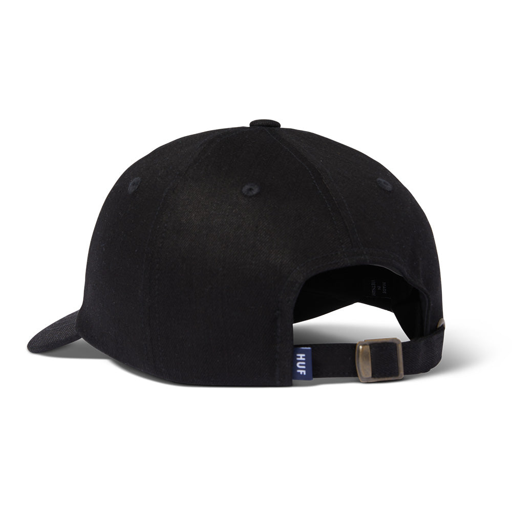 HUF ALL STAR 6 PANEL HAT BLACK