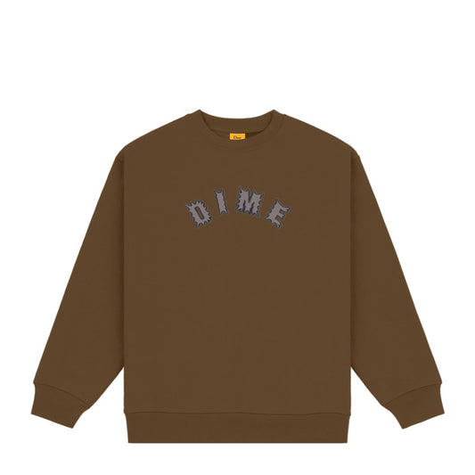 DIME CHOPPERS CREWNECK BROWN