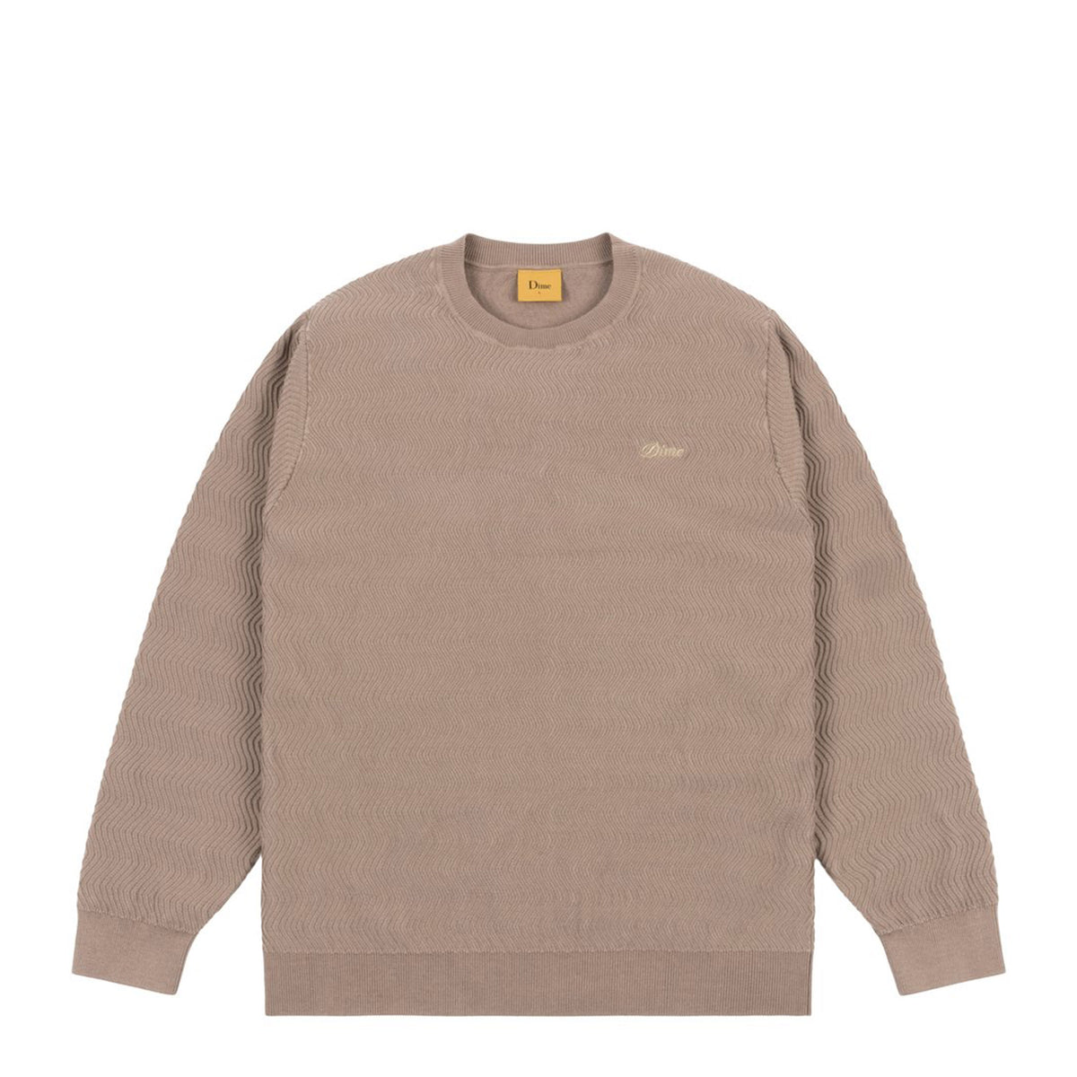 Wave Cable Knit Tan