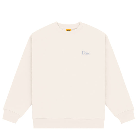 DIME CLASSIC SMALL LOGO CREWNECK CREAM