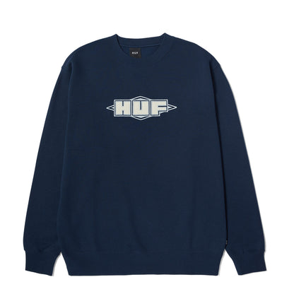 HUF QUALITY CREWNECK NAVY