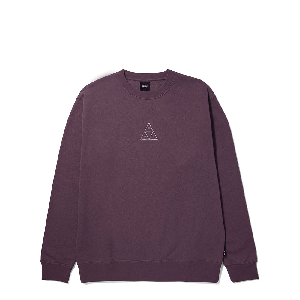 HUF SET TT CREWNECK BURGUNDY