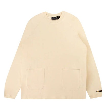 THE HUNDREDS POCKET LS TEE CREAM