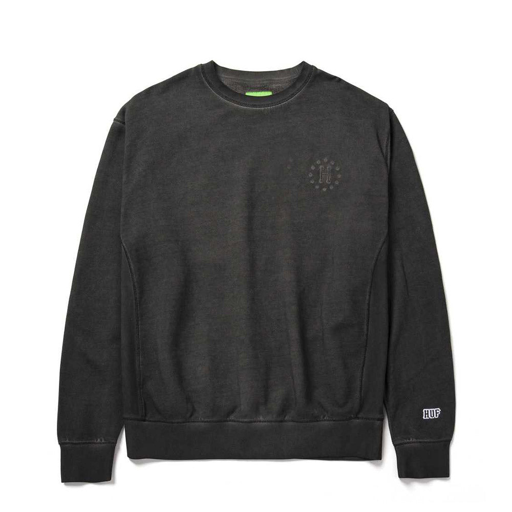 HUF 12 GALAXIES CREWNECK GREY