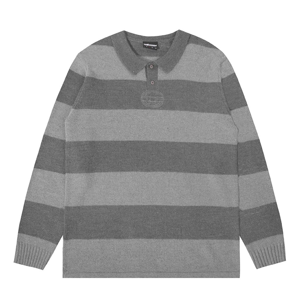 THE HUNDREDS MO LS RUGBY GREY