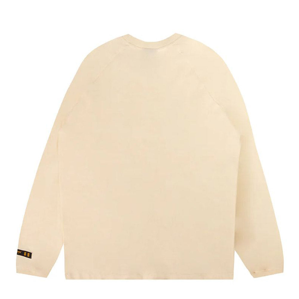 THE HUNDREDS POCKET LS TEE CREAM