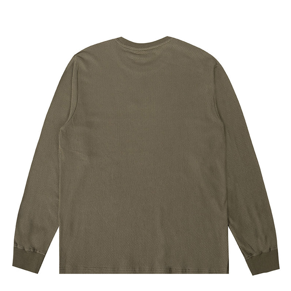 THE HUNDREDS RICH LOGO LS TEE OLIVE