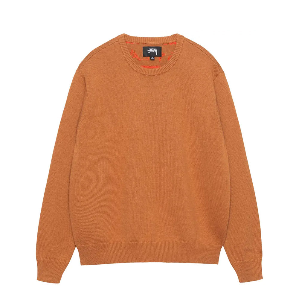 STUSSY LAGUNA ICON SWEATER KHAKI