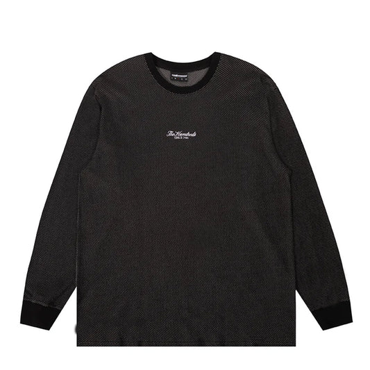 THE HUNDREDS RICH LOGO LS TEE BLACK