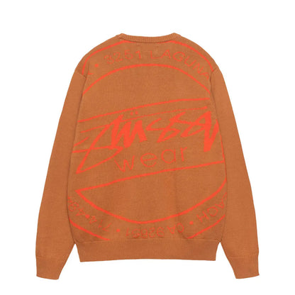 STUSSY LAGUNA ICON SWEATER KHAKI