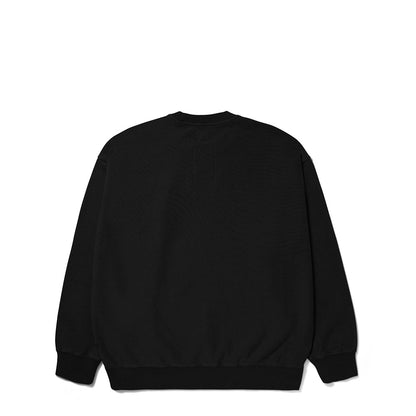 HUF MASON CREWNECK BLACK