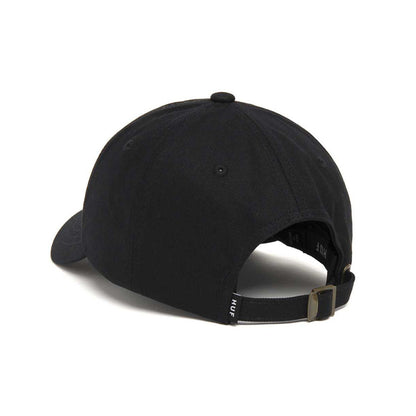 HUF SET OG CV 6 PANEL HAT BLACK