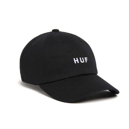 HUF SET OG CV 6 PANEL HAT BLACK