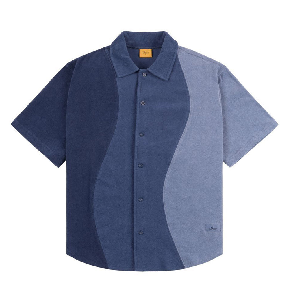 DIME TERRY CLOTH SHIRT BLUE