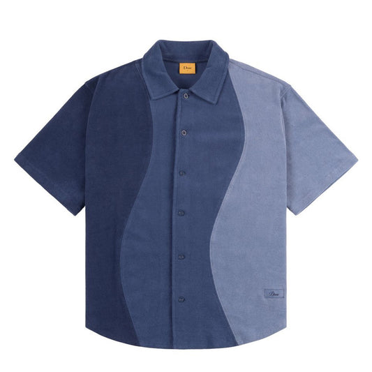 DIME TERRY CLOTH SHIRT BLUE