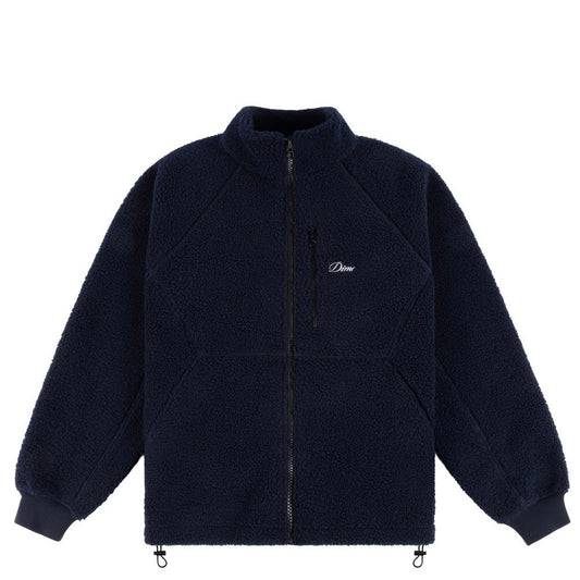 DIME POLAR FLEECE SHERPA ZIP NAVY