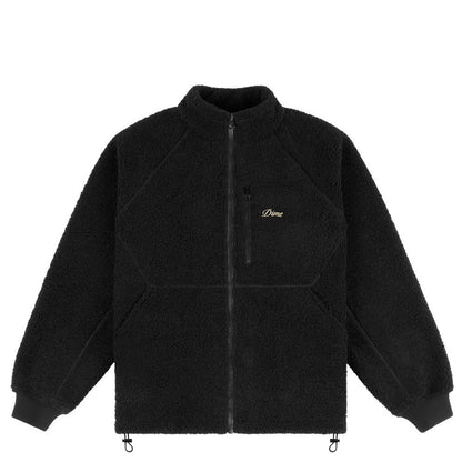 DIME POLAR FLEECE SHERPA ZIP BLACK