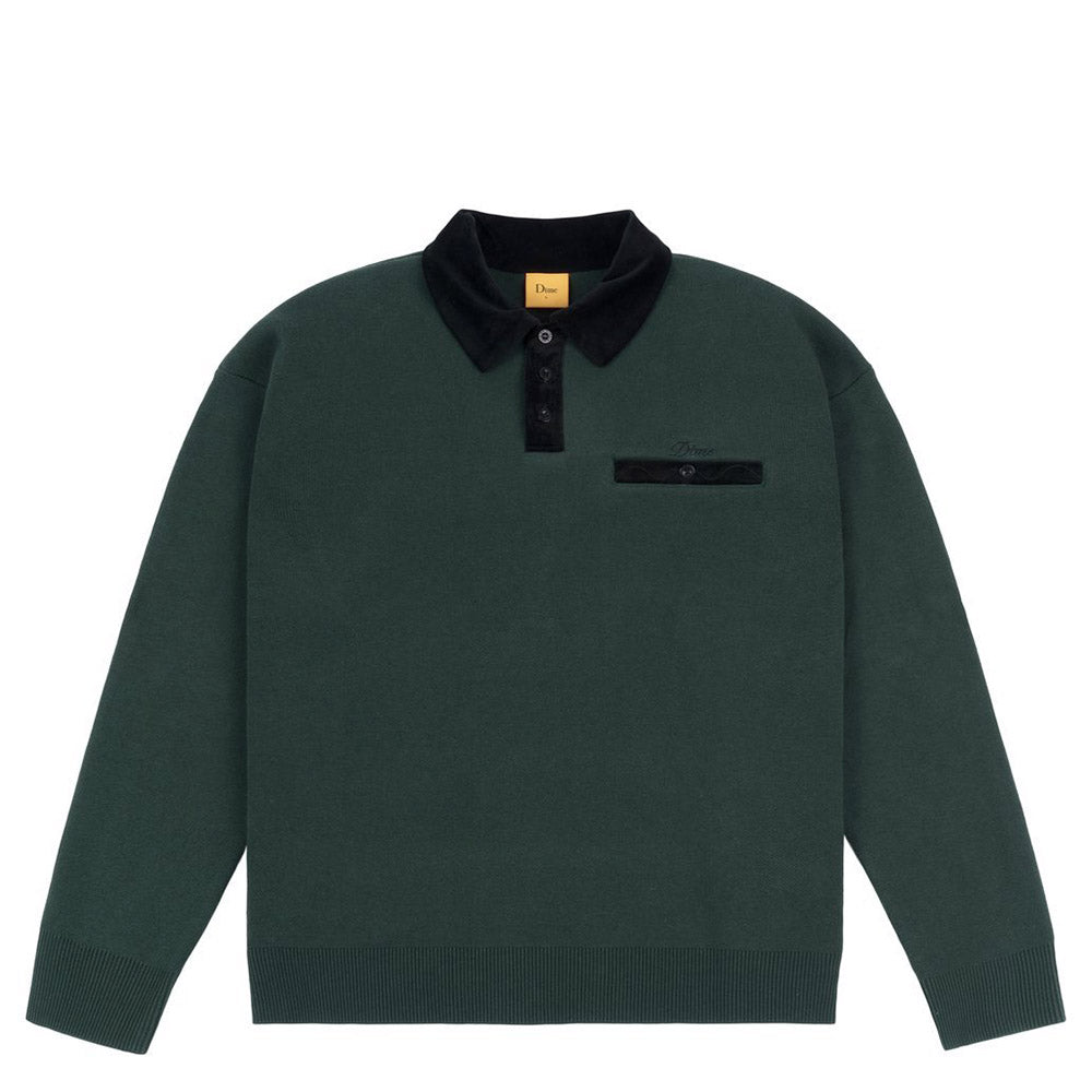 DIME CASINO RUGBY POLO DARK GREEN