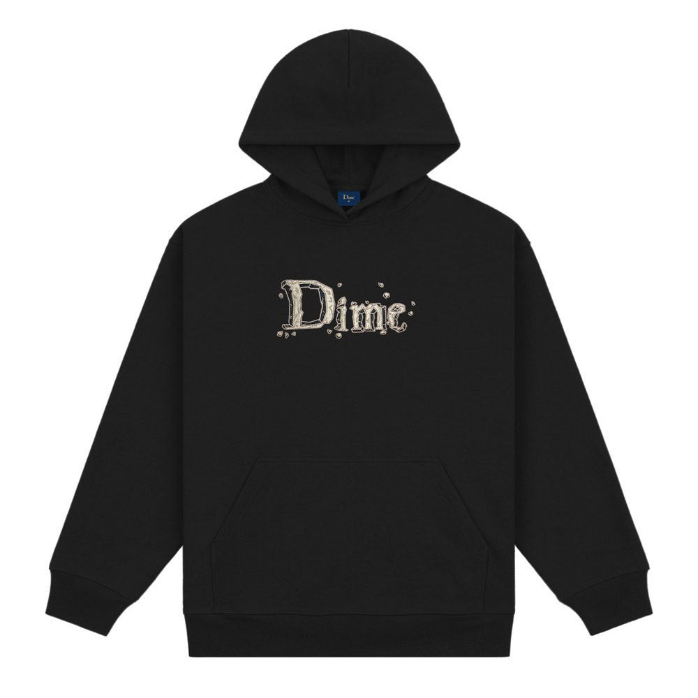 DIME CLASSIC STONE HOODIE BLACK