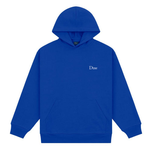 DIME CLASSIC SMALL LOGO HOODIE BLUE