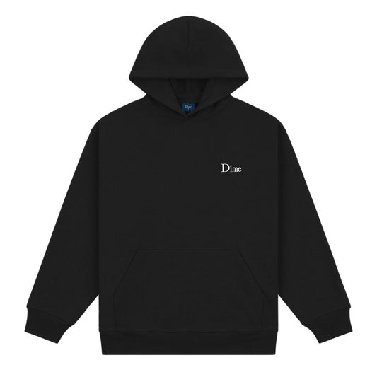 DIME CLASSIC SMALL LOGO HOODIE BLACK