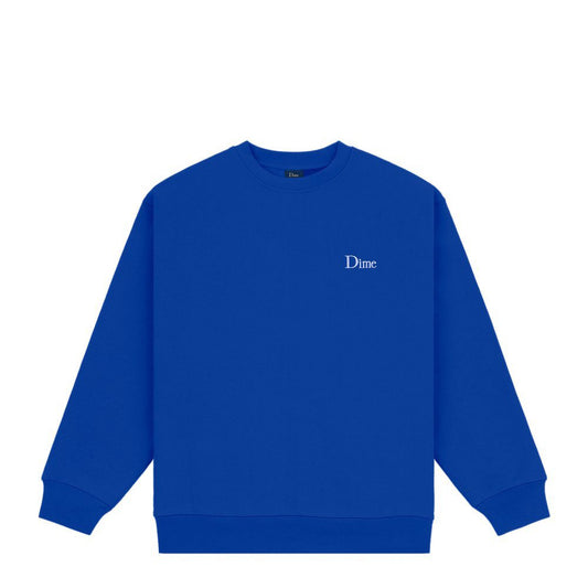 DIME CLASSIC SMALL LOGO CREWNECK NAVY