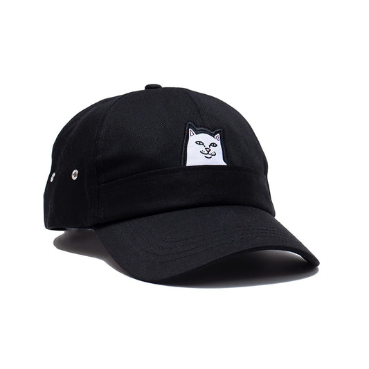 RIPNDIP LORD NERMAL 6 PANEL HAT BLACK