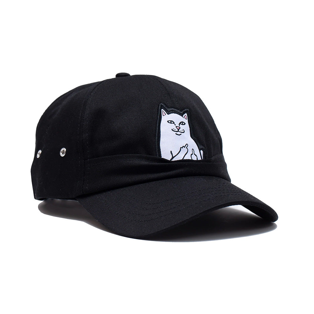 RIPNDIP LORD NERMAL 6 PANEL HAT BLACK