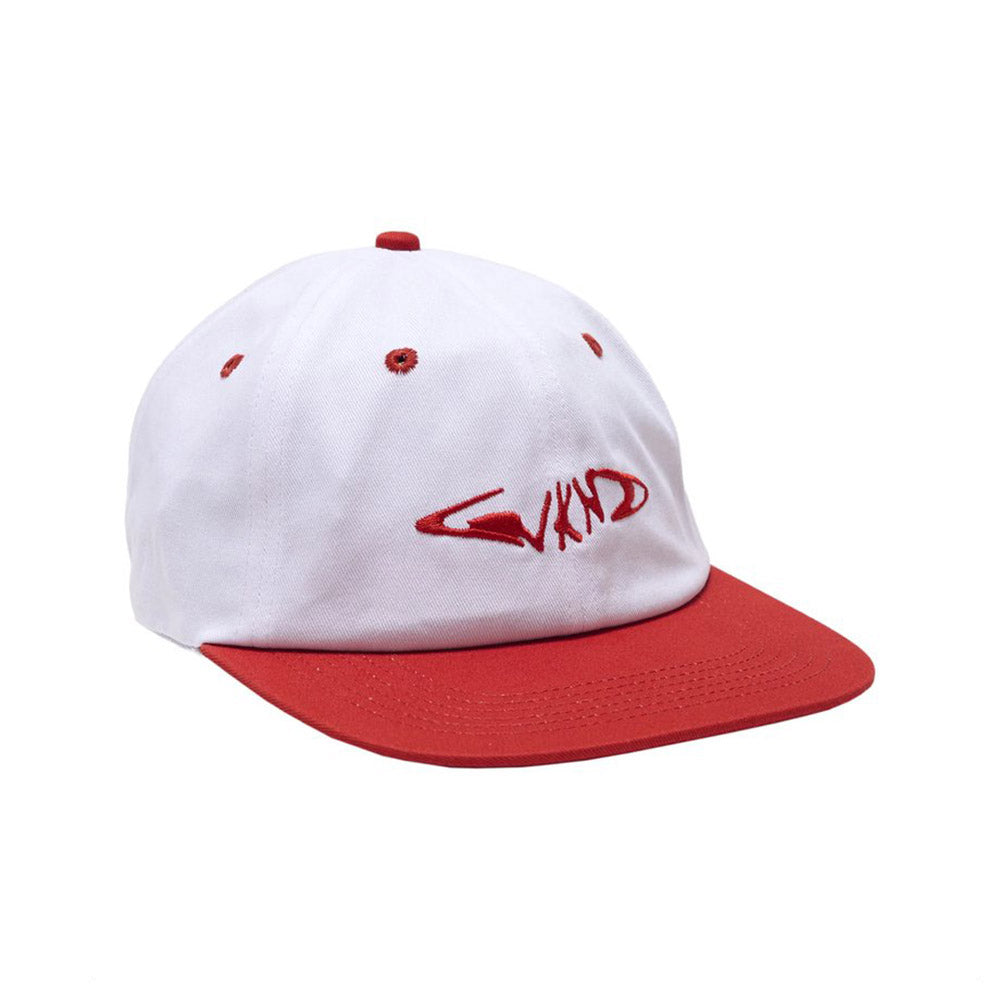 WKND FISHBONE 6 PANEL HAT WHITE