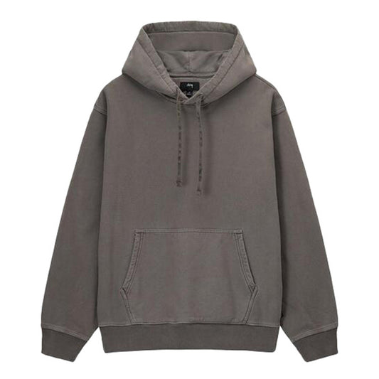 STUSSY PD FLEECE HOOD GREY