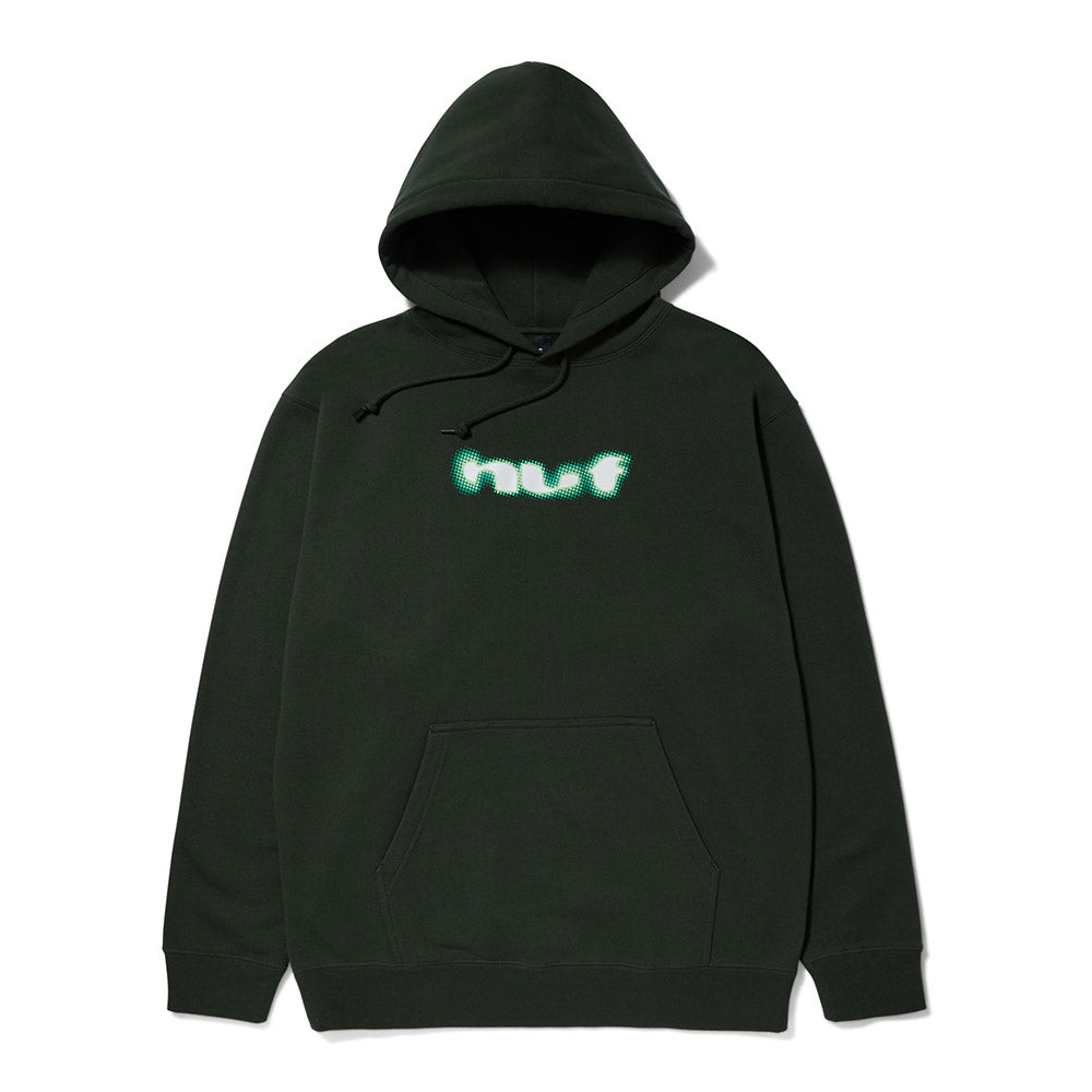 HUF BLUR PO HOODIE DARK GREEN