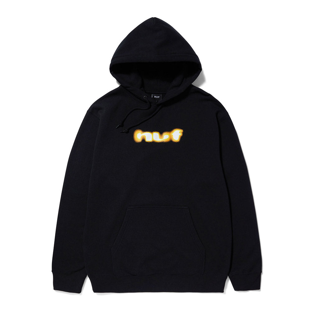 HUF BLUR HOODIE BLACK