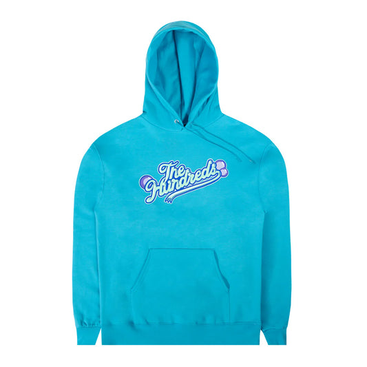THE HUNDREDS TAPE SLANT HOODIE LIGHT BLUE
