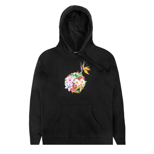 THE HUNDREDS FLOWER ADAM HOODIE BLACK