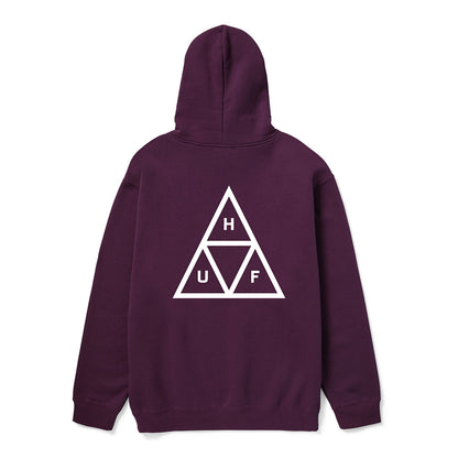 HUF SET TT HOODIE BURGUNDY