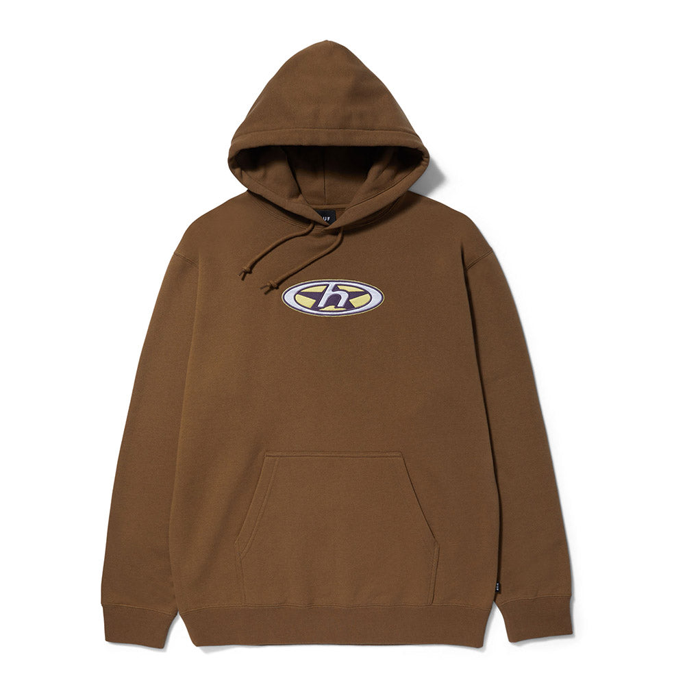 HUF GAMMA PO HOODIE BROWN