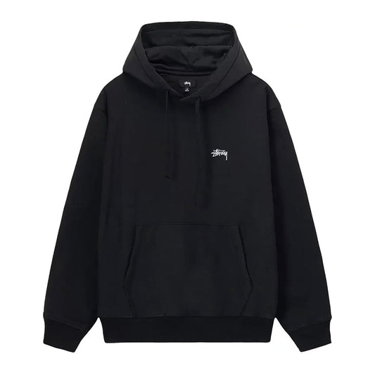 Stock Logo Hood Black