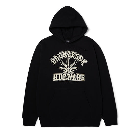 HUF X BRONZE PLANTWARE HOODIE BLACK