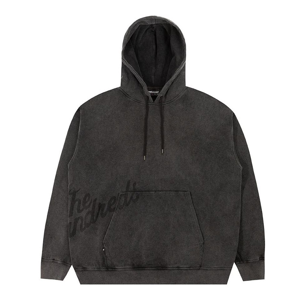 THE HUNDREDS WASHED SLANT PULLOVER BLACK