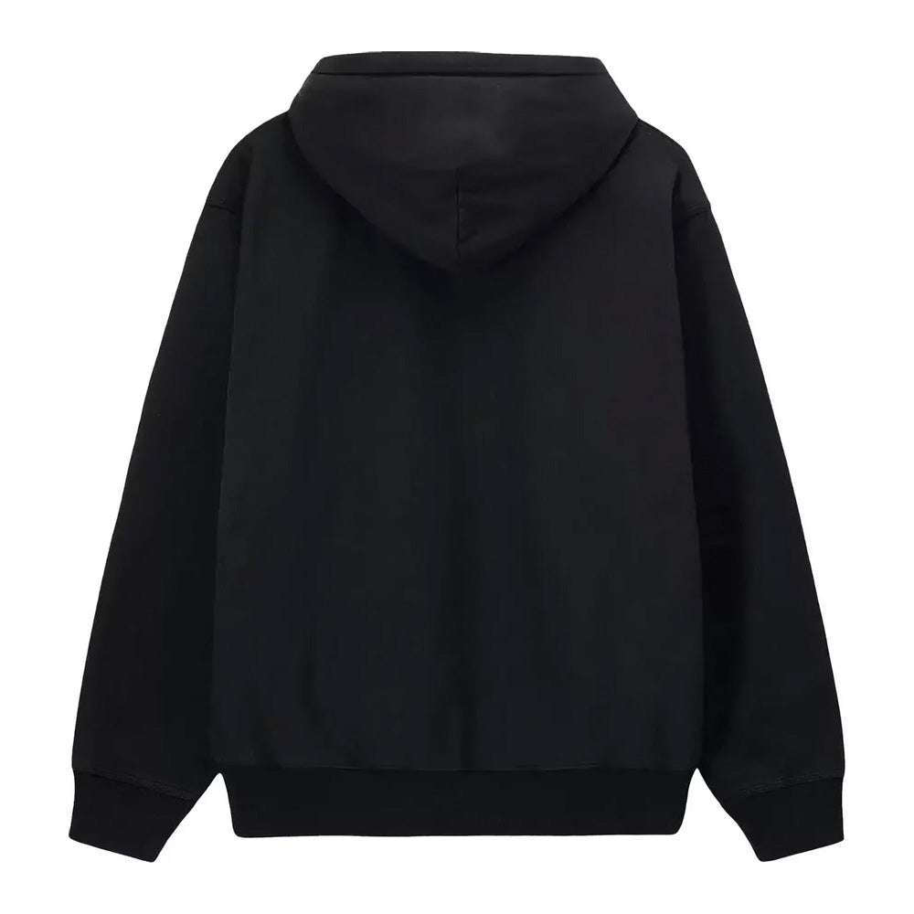 Stock Logo Hood Black