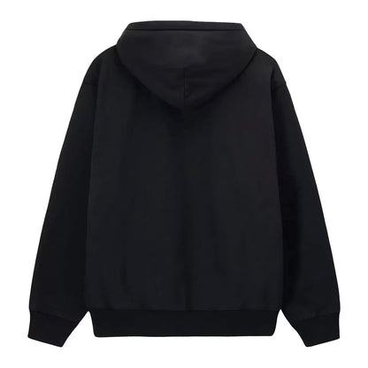 Stock Logo Hood Black