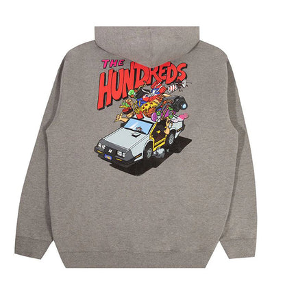 THE HUNDREDS LONE PINE WOODY ZIP UP GREY