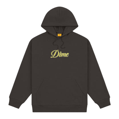 DIME PIXEL CURSIVE HOODIE BLACK