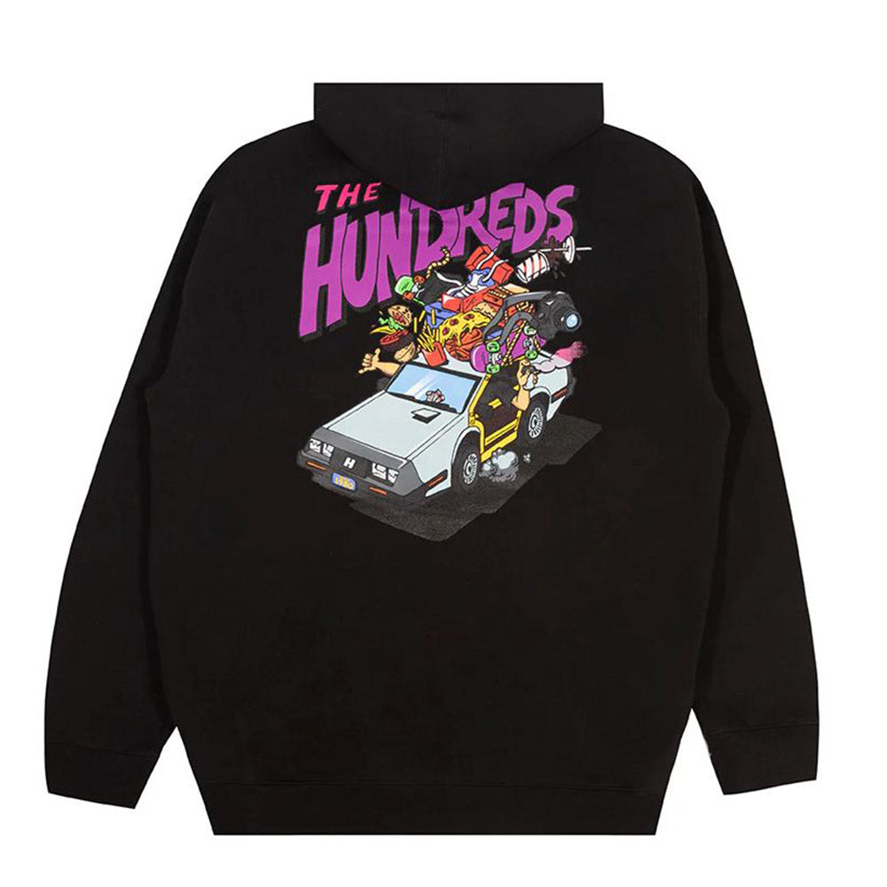 THE HUNDREDS LONE PINE WOODY ZIP UP BLACK