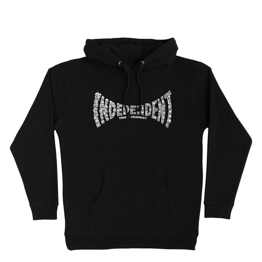 INDPENDENT SKULL SPAN HOODIE BLACK