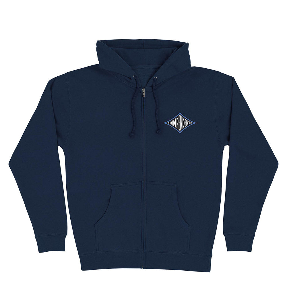 INDEPENDENT RTB PILOT ZIP HOODIE NAVY