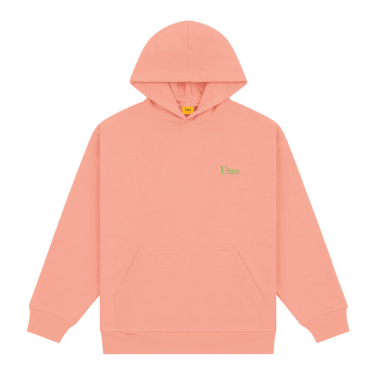 DIME CLASSIC SMALL LOGO HOODIE ORANGE