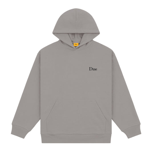 DIME CLASSIC SMALL LOGO HOODIE GRAY