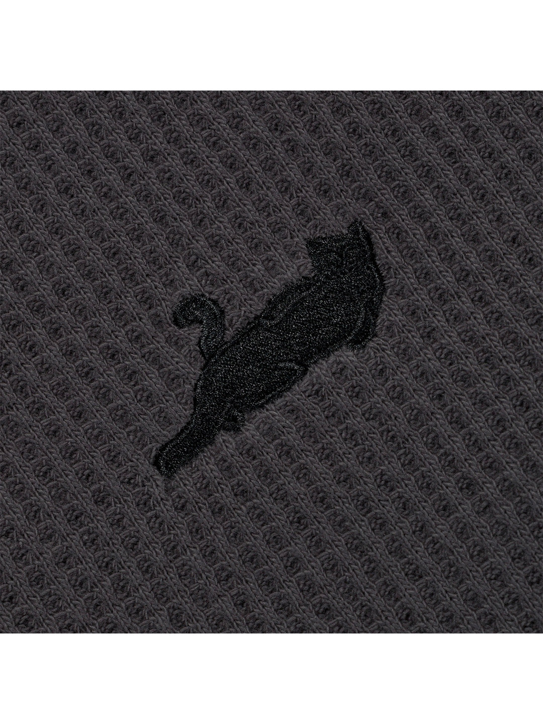 Castanza Waffle Knit Ls Black